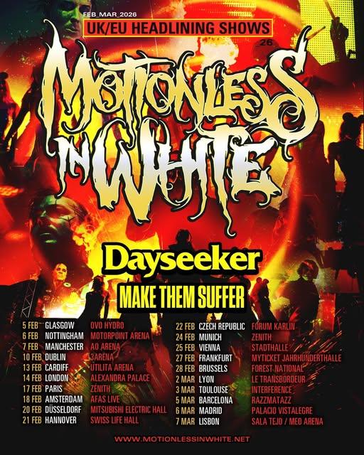 Motionless In White 2026 Frankfurt